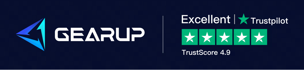 GearUP TrustScore 4.9 on Trustpilot